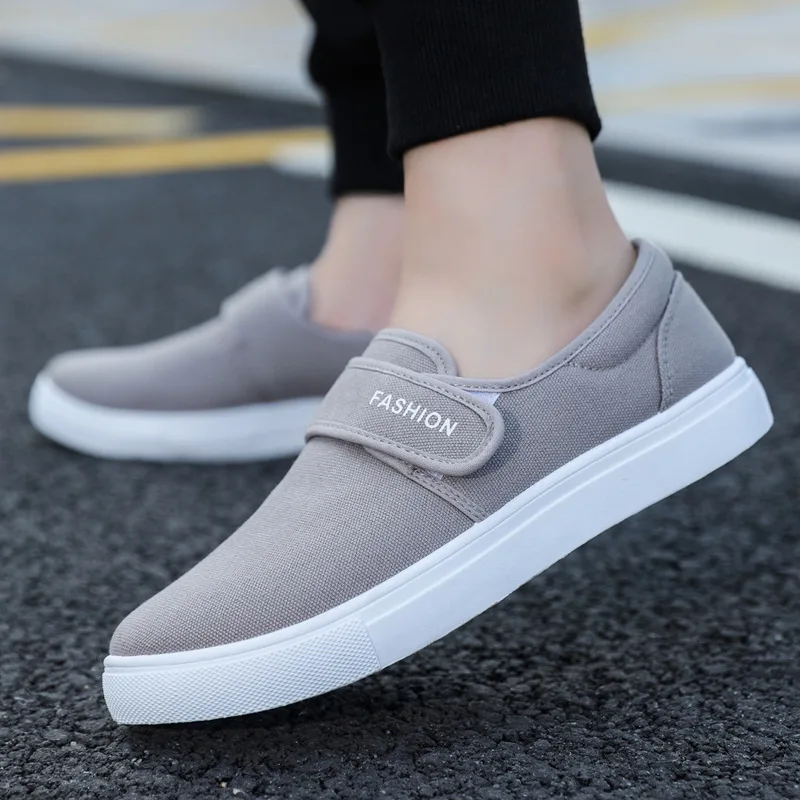 New Model Casual Shoes Walking Style Sneakers  Soft Low Top Canvas Mens Shoes