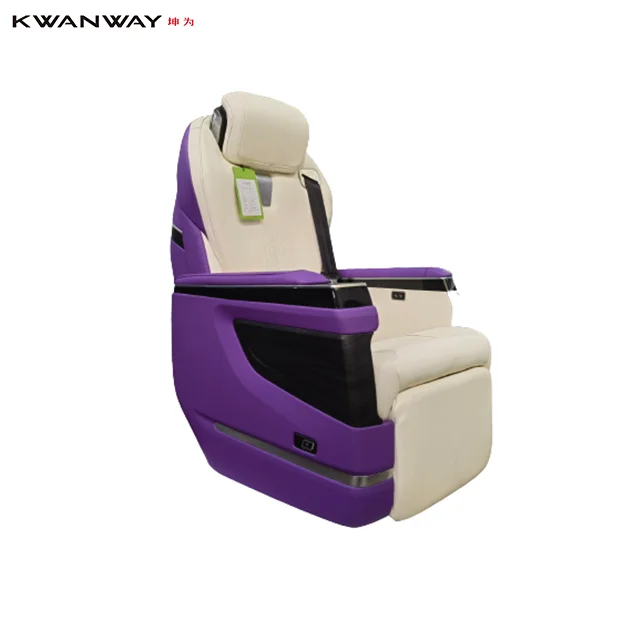 Electric Auto VIP Leather Car Seat for Modification in MPV Limousine vans such as Alphard, Coaster, Sienna, Hiace, and  Carnival