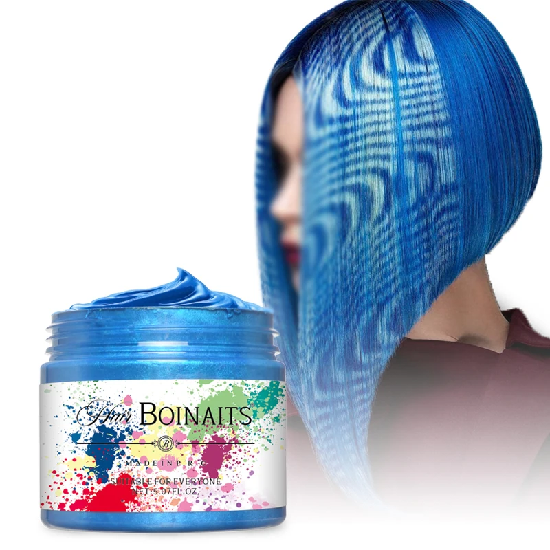 Цветные волосы грязь синий красный зеленый желтый фиолетовый льняной серый