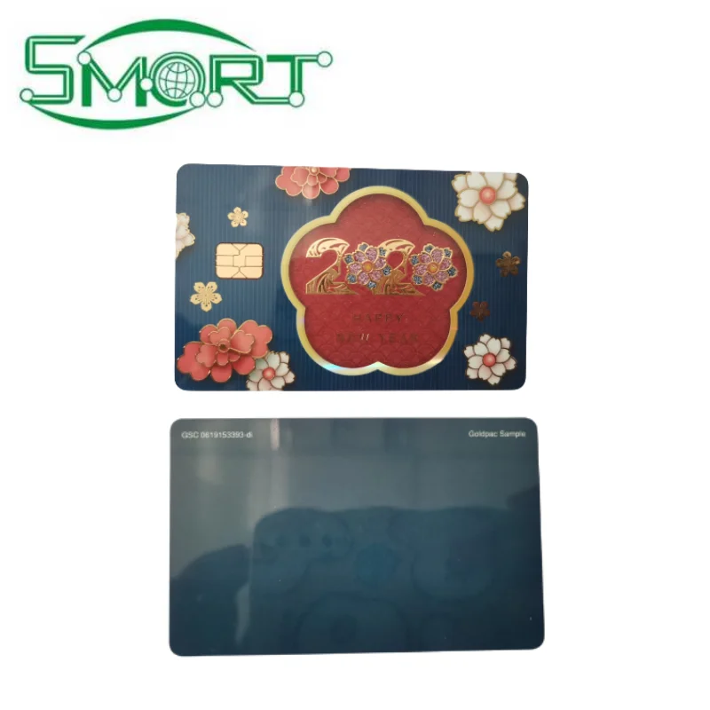 Hot Selling Combi PVC Visa Credit Cards With Magnetic Stripe NFC jcop Card for bank