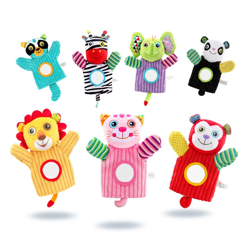 Jollybaby Zoo Friends Animals Hand Puppet Baby Toy J105