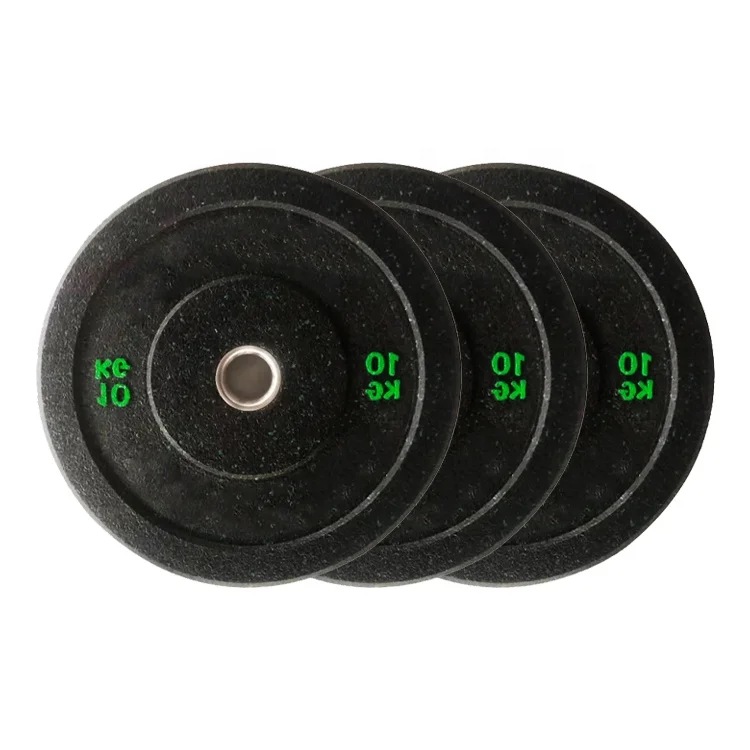 hi temp training equipment weight lifting rubber crumb bumper weight plates Fitness gym