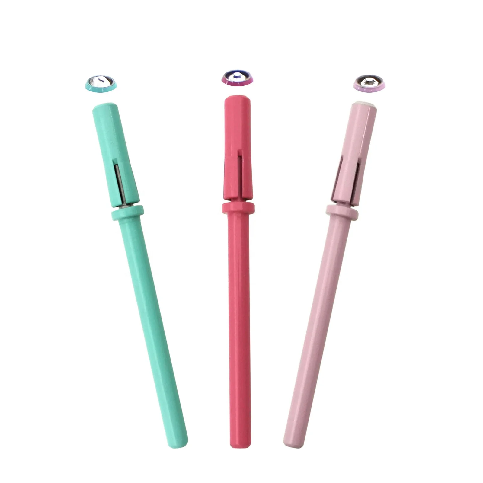 HYTOOS 3.1mm Stainless Steel Mandrel Bit with Top Crystal 3/32 Mini Sanding Bands Nail Drill Bit Accessories Tool