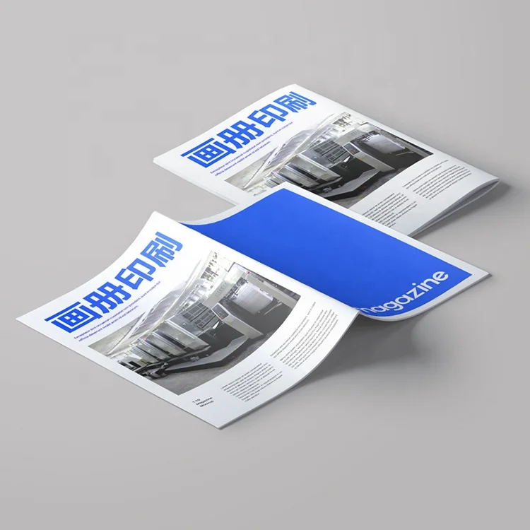 Low MOQ Custom Book booklet Catalog brochure product manual folder flyer printing design