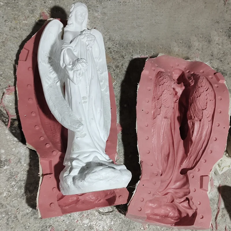 Fiberglass Concrete Statue Molds Angel Sculpture Virgin Mary Statues Molds for Sale Garden Ornaments Greek Statue Mold