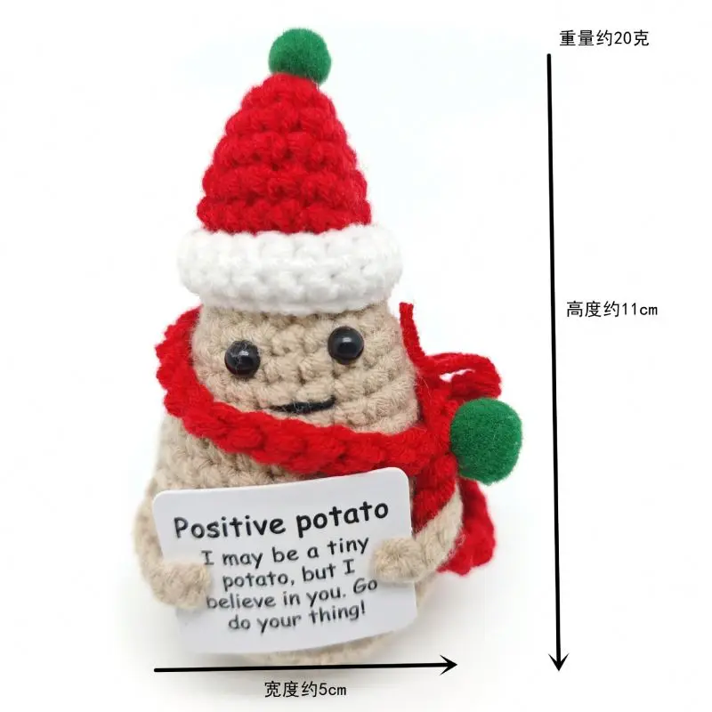 Handmade Christmas Amigurumi Stuffed Toy Crochet Doll For Girls & Boys Baby Toddler Child Stuffed Animals