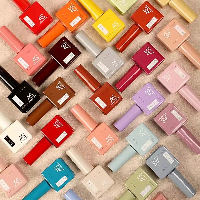 Nail Supplies Hot Sale 60 color bottle AS gel nail polish 15 ml wholesales long lasting uv gel professional nail gel polish AS