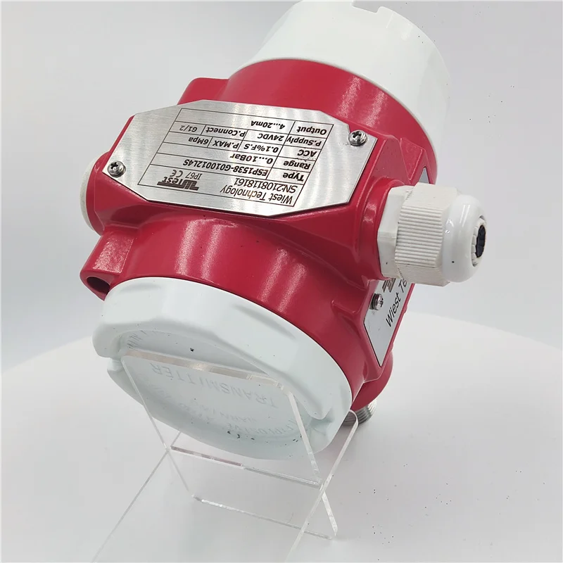 High precision 3051TG pressure transmitter with HART industrial pressure gauge and water digital rotameter