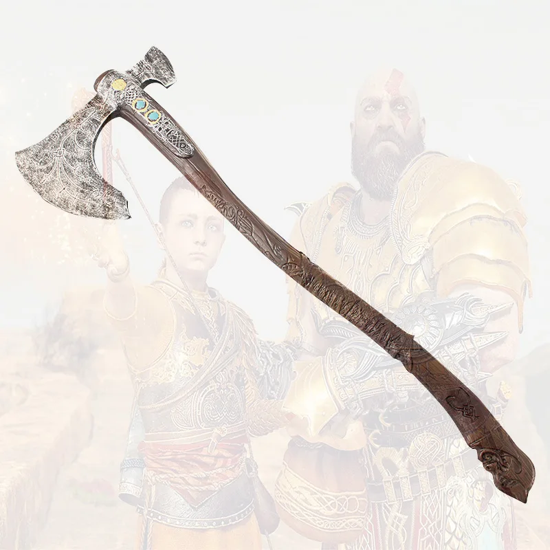 Tiktok Kratos Leviathan viking  axe armor cosplay prop rep lica Kratos costume weapon God of War