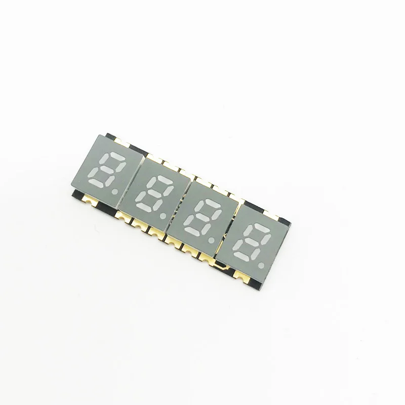 Jstronic White color 4 digits seven segment 0.2 inch 4 digit smd 7 segment led display
