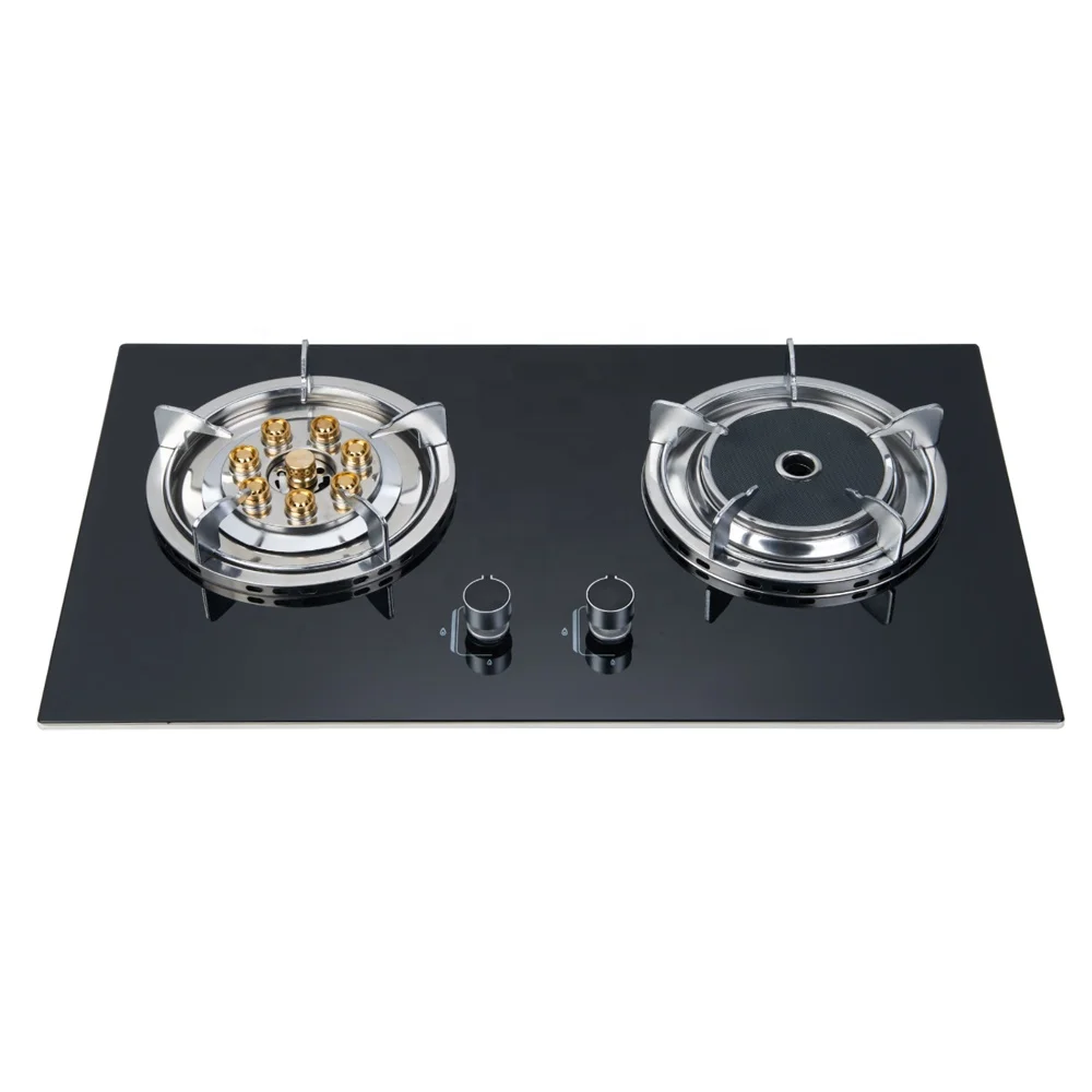 Deluxe Propane Gas Range Stove Auto Ignition Outdoor Grill Camping Stoves Station LPG 2 Burner Cooktop