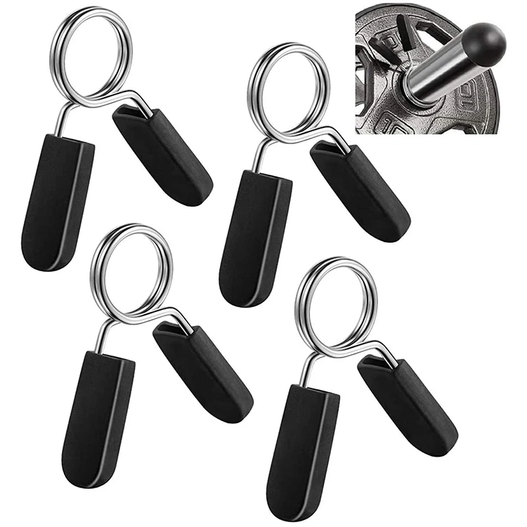 HengSheng 24mm 25mm 28mm  30mm 50mm barbell spring clip exercise collars barbell clamps for weight bar