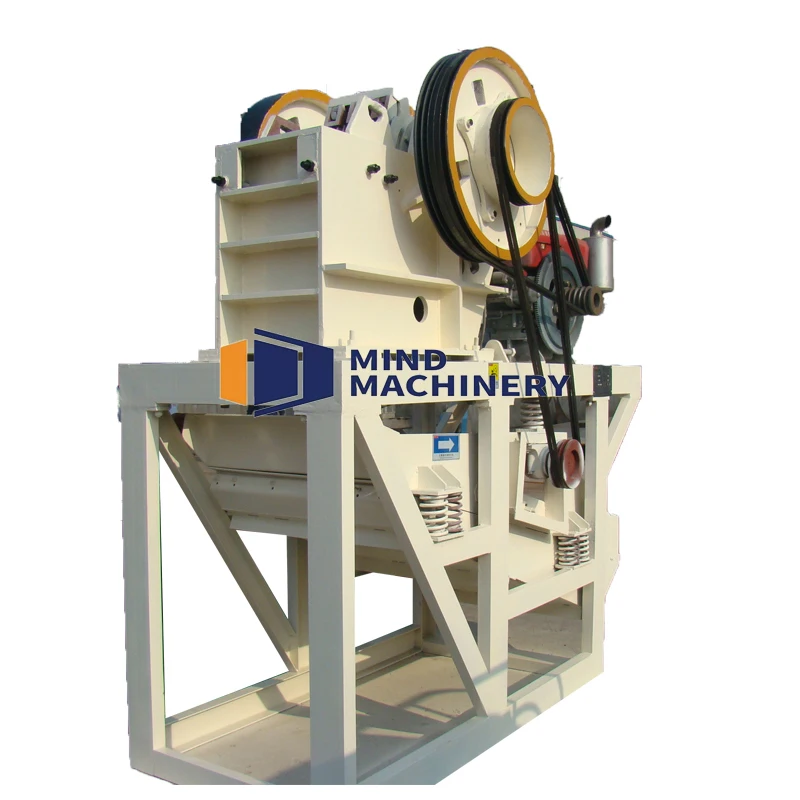 PE series mini sand making machine rock ore cone stone diesel jaw crusher price with vibrating screen