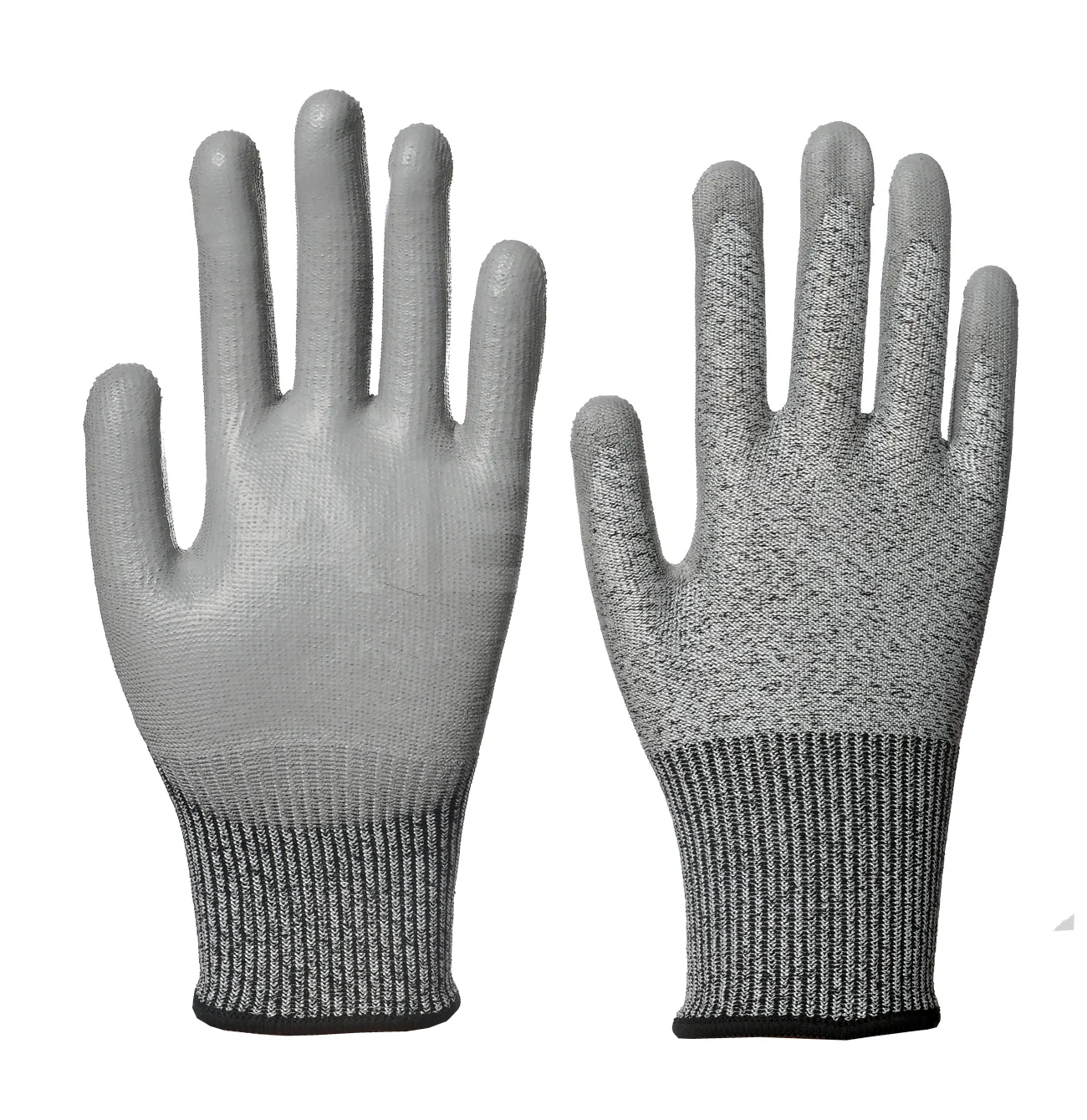 orange seamless knit nylon nail tech use impact cotton or polyester oilfield nitrile thin layer latex rubber coated work gloves