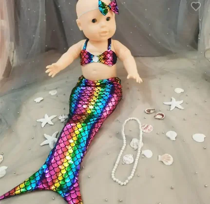 Mermaid Shape Photography Costume Newborn Baby Photography Props Outfits