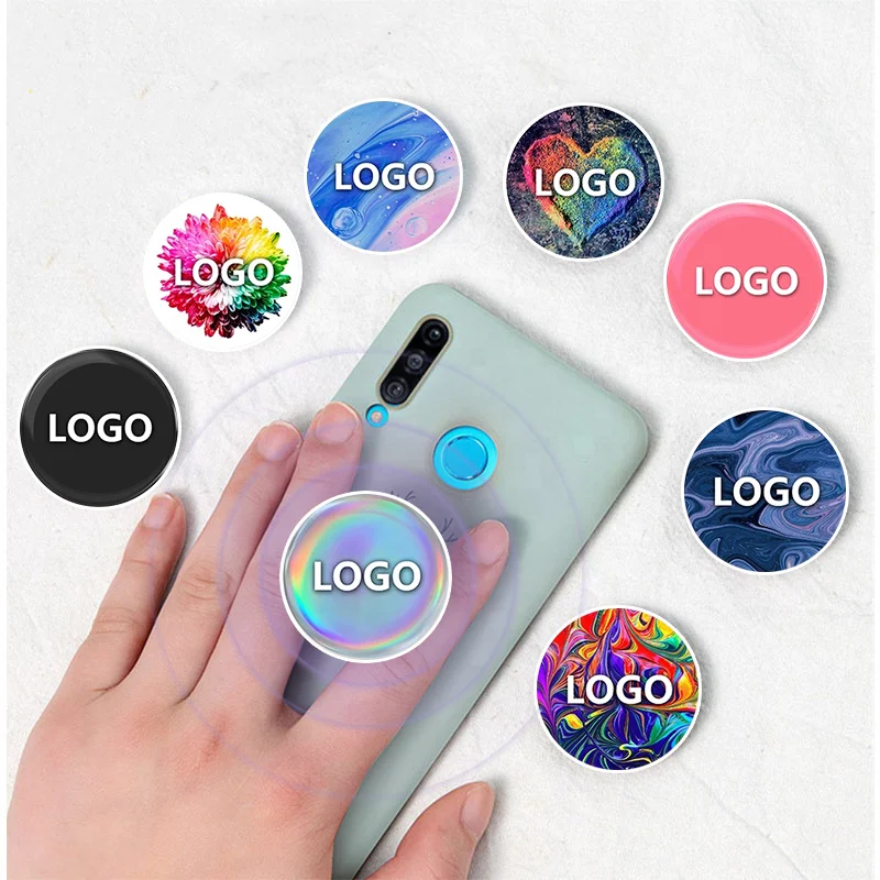 NFC Epoxy Coating Social Media Phone Socket Holder Grip