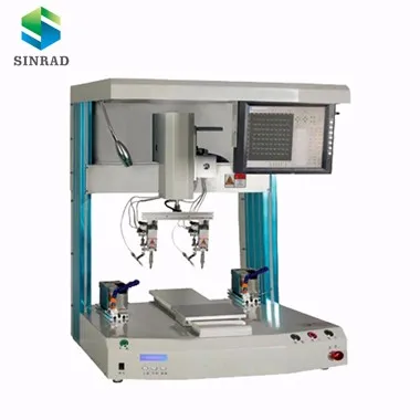 China Factory 5-axis soldering Robot with flowing line customize two heads three heads