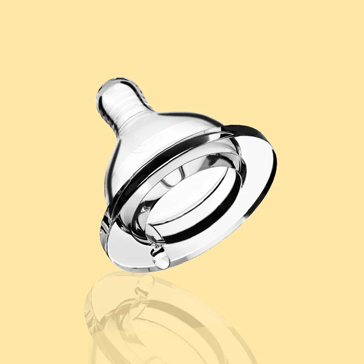 Wholesale price 100% food grade silicone thread scrub wide neck baby bottle nipple