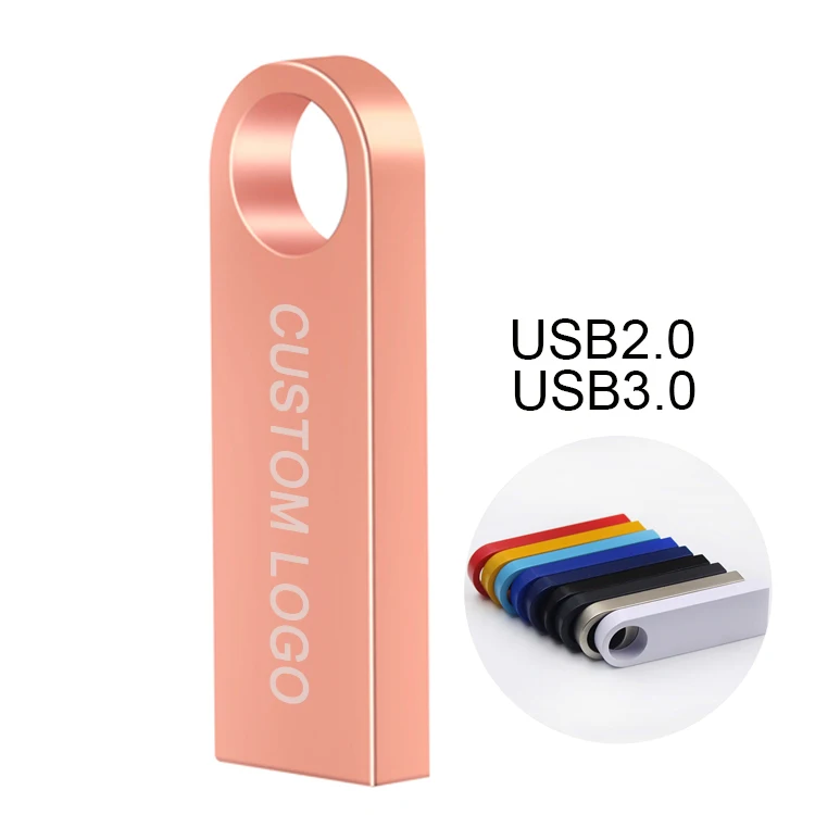 Portable mini metal USB flash disk usb 2.0 Custom OEM Logo 8gb drive pendrive 16gb 32gb wholesale new model Usb flash drive