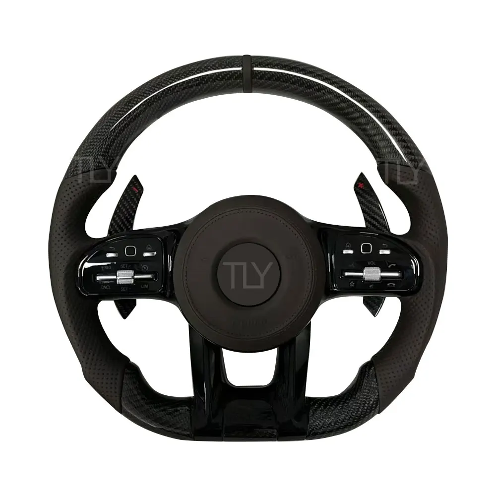 Для Mercedes Benz W212 W213 W204 W205 W211 W177 W176 W218 W463 индивидуальная Алькантара из углеродного волокна 2005-2021