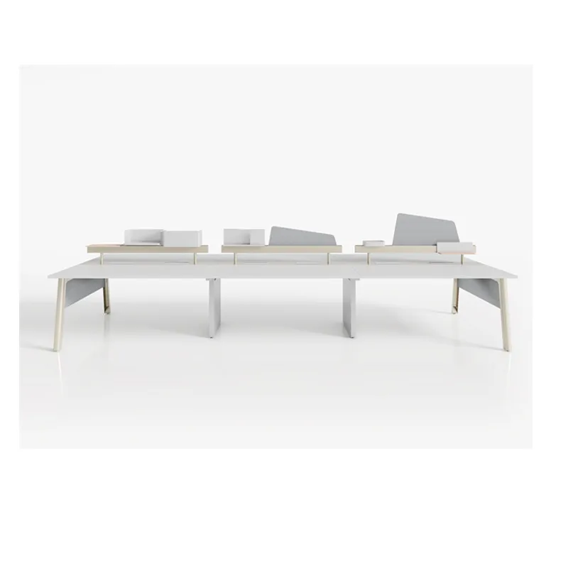 Modern Workspace 3 6 8 10 Person Office Work Station Partition Desk Furniture Cubicle Modular Office Workstation