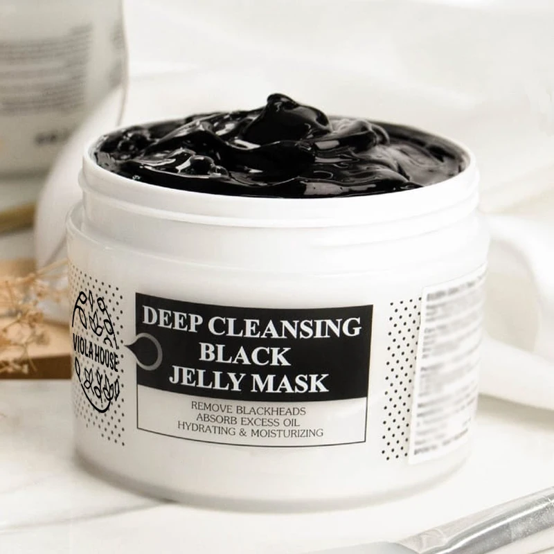 Skin Care Rose Jelly Mask Hyaluronic Acid Moisturizing Hydrating Whitening Clay Facial Mask Powder