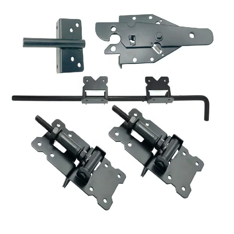 Black Residential Paddle Gate Latch