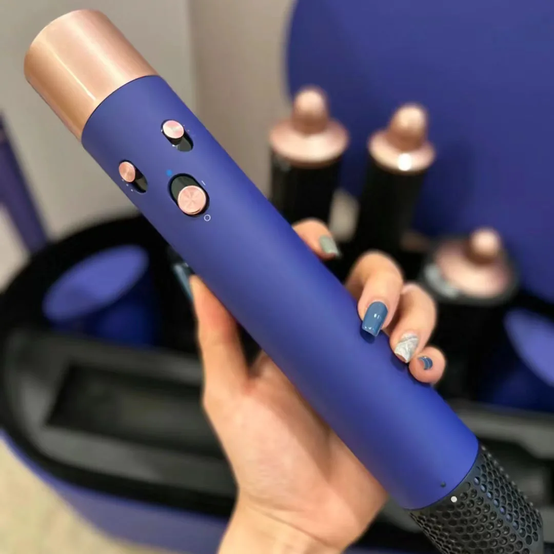 Dy HS01 HD15 HD08 Профессиональный отрицательный ион безлистный supers Hs05 фен Airwraps с кожаной подарочной коробкой в комплекте 5 1