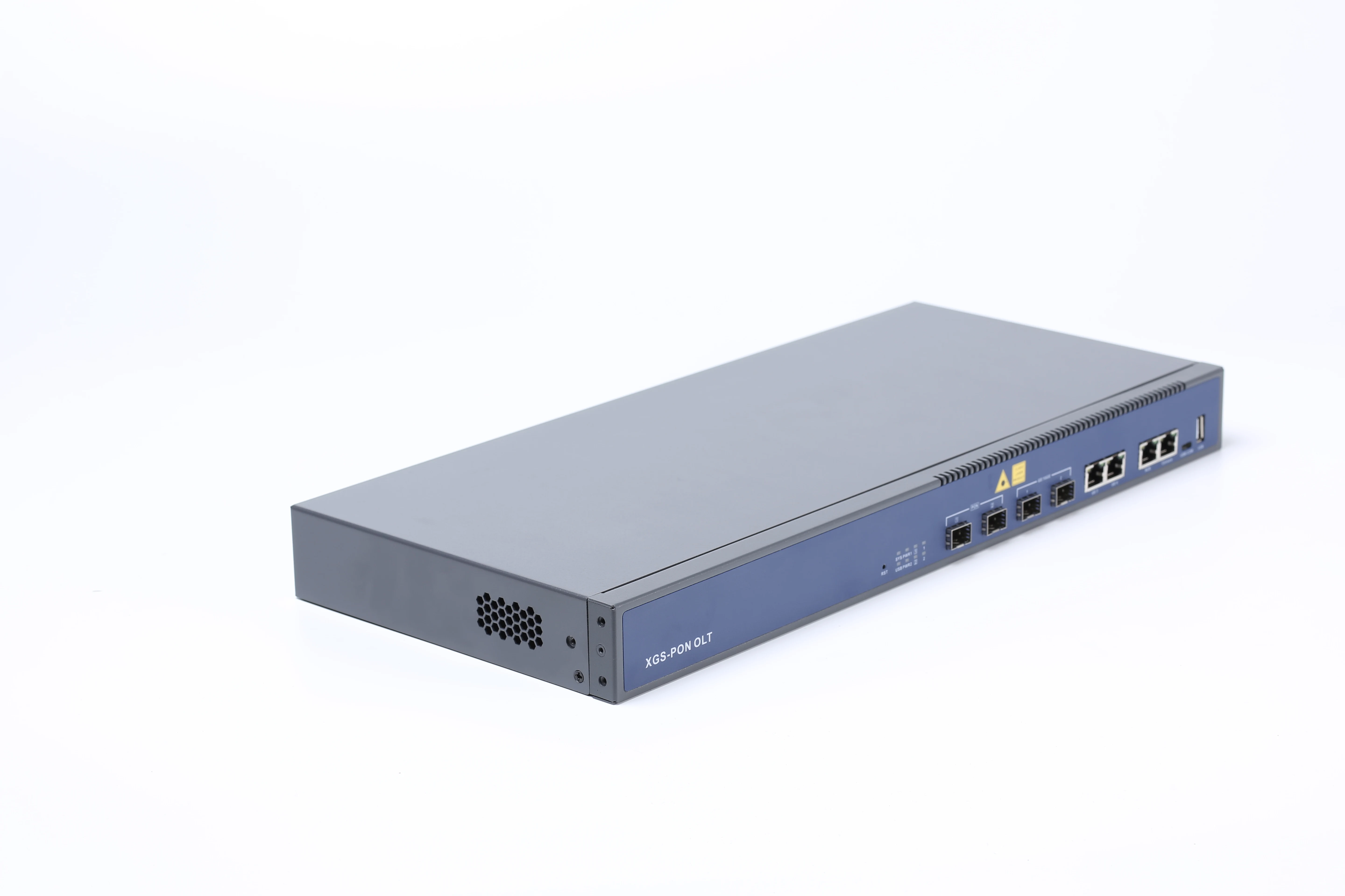 HiOSO XGS PON SFP include SFP dual 2 ac powers olt supply ONU 2 ports  px+++ compatible olt  2 pon mini fiber