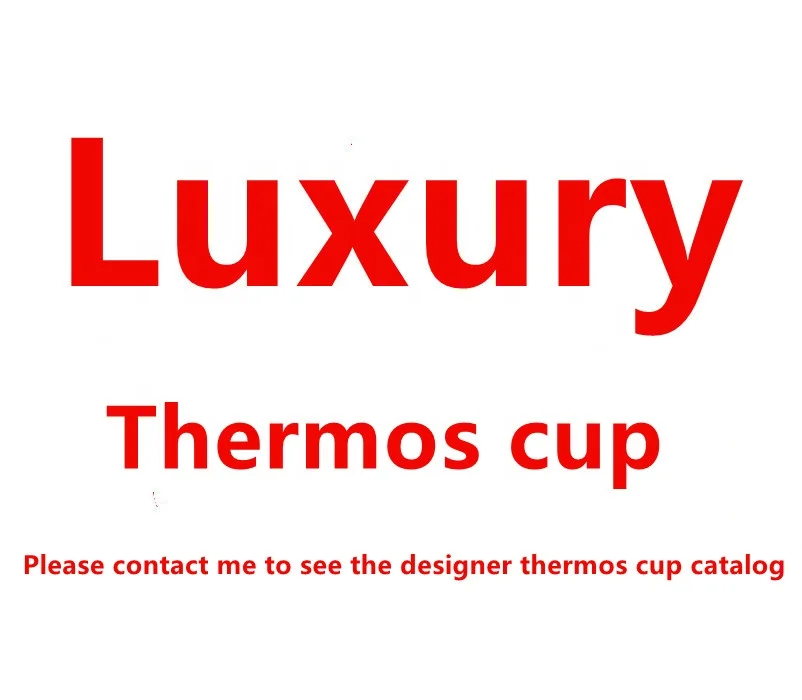 Wholesale high quality luxury water bottle designer thermos bottle famous brand thermos cup smart vacuum flask