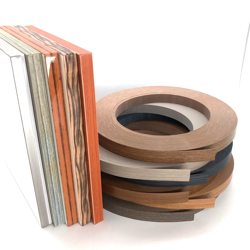 Furniture Grade Shelf Plastic Wood Grain Pvc Edge Bander Liping Pvc Edge Banding
