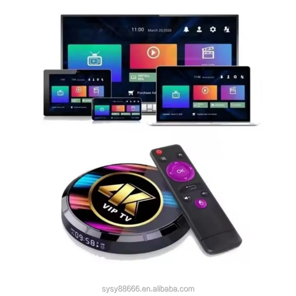 IPTV 4K смарт-ТВ панель реселлера M3u Link Европейский код Польша Франция Испания