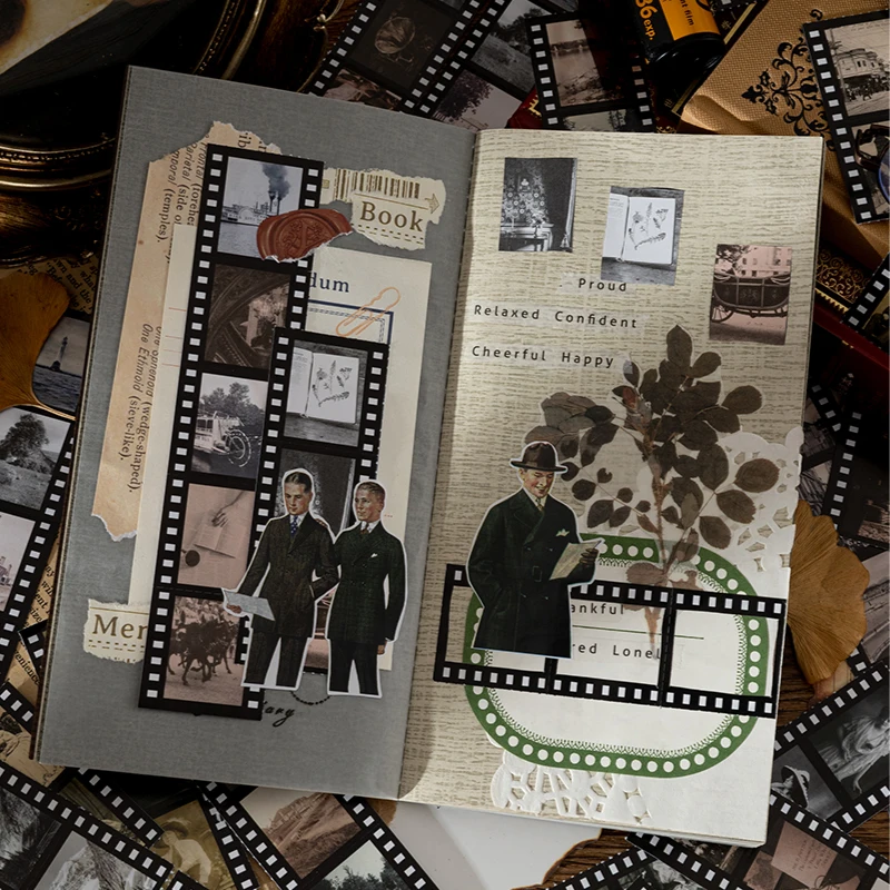 Бумага Mr. paper 6 видов 15 шт./комплект наклейки изображение пленки винтажные литературные украшения для дневника