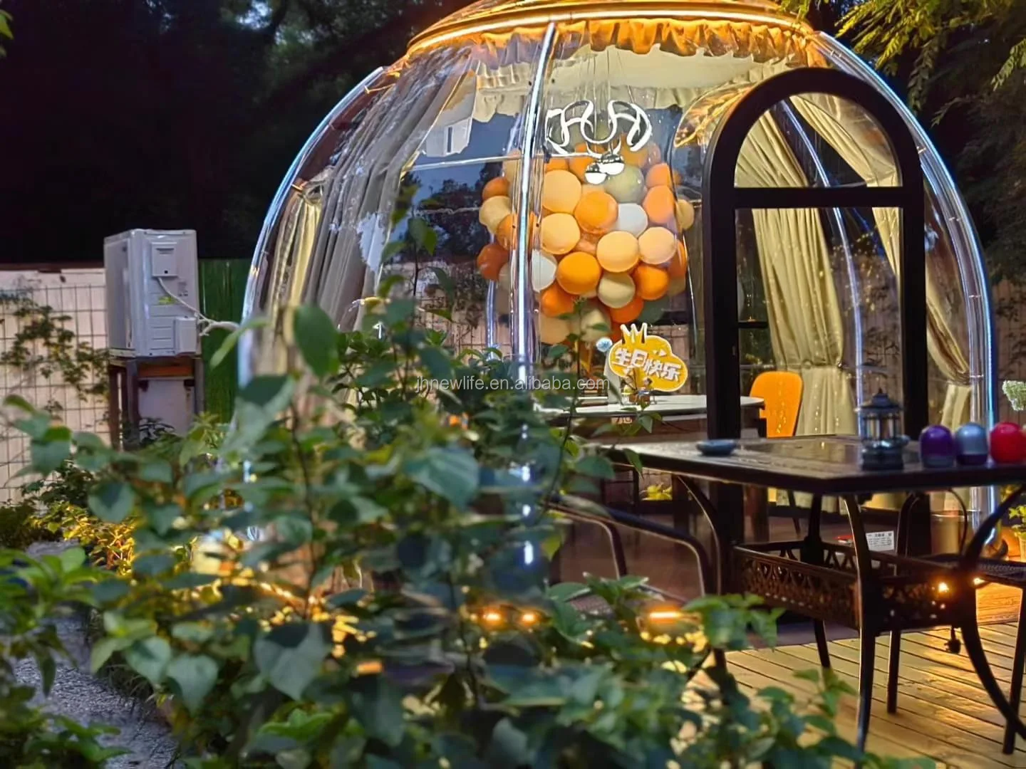 2.6M To 6M SizeFull House winter swimming pool Garden event commercial Igloo Round Dome House tent