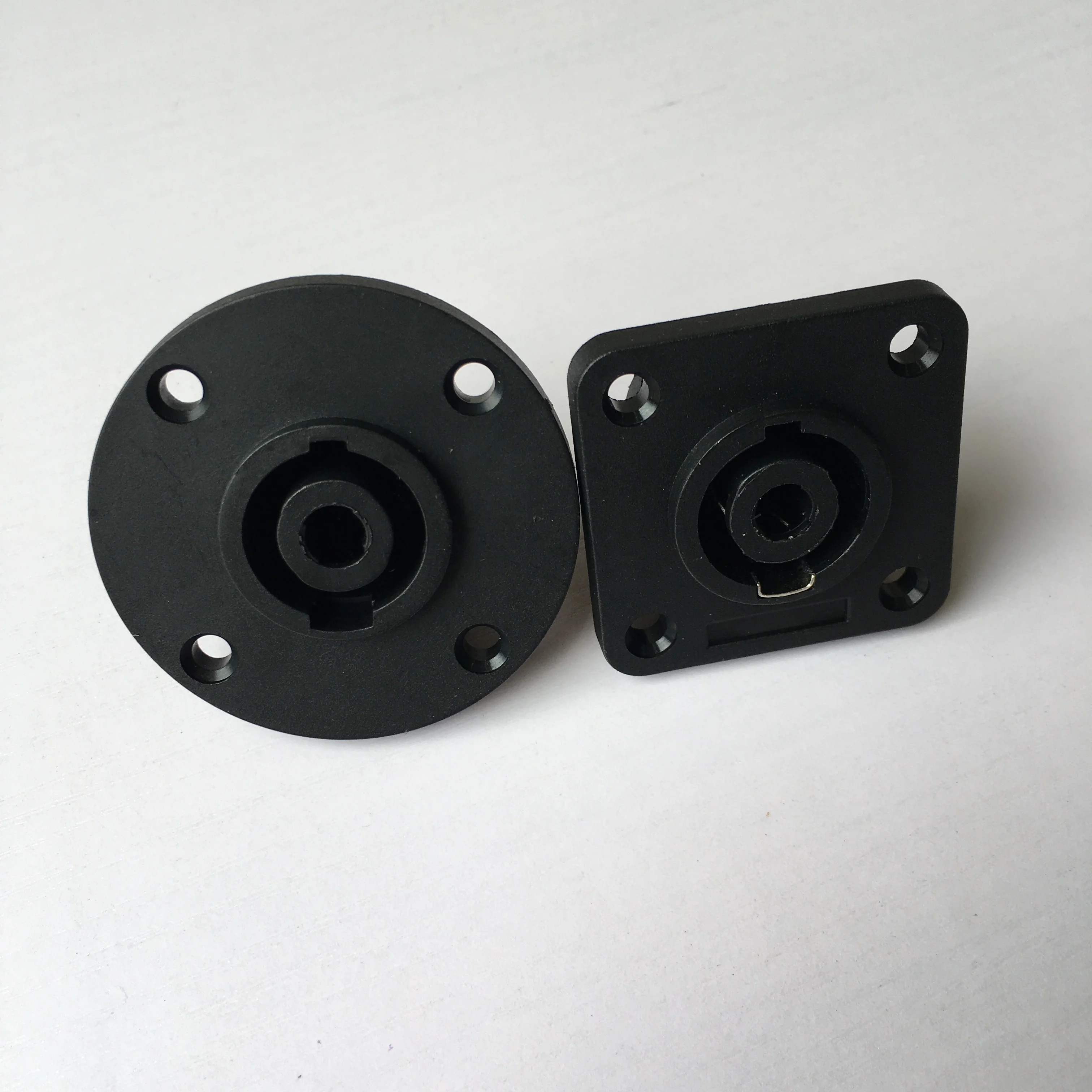 Round Speakon 4 Pole Female Panel Mount Jack Compatible Audio Cable Connector Socket