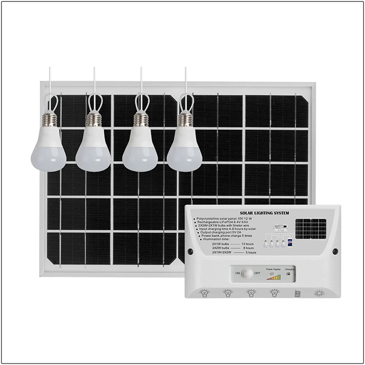 Wholesale solar panel energy outdoor camping bulb indoor home solar power system