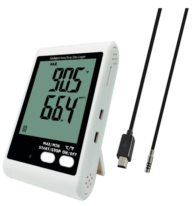 
YOWEXA DWL 21E High Accuracy Sound/Light Alarm Humidity and Temperature Data Logger  (1600273792286)