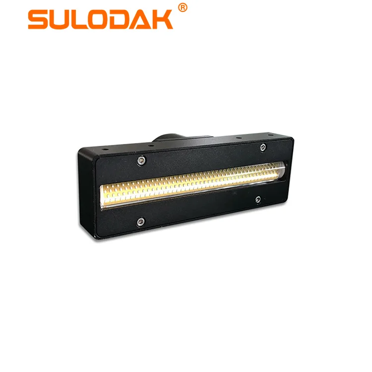 UV LED Curing Lamp 350W with Chiller Water Cooling System UV Lamp Size 140*15mm For Printer Machine Screen/Flexo/Flat/Label