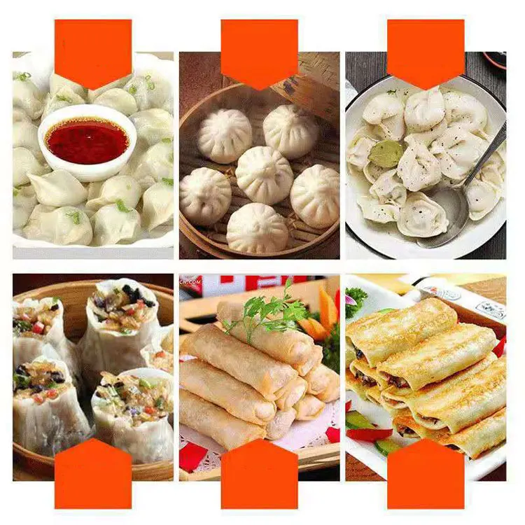 Commercial Flour Tortilla Roti Chapati Arabic Pita Bread Dumpling Samosa Empanada Dumpling Wrapper Machine