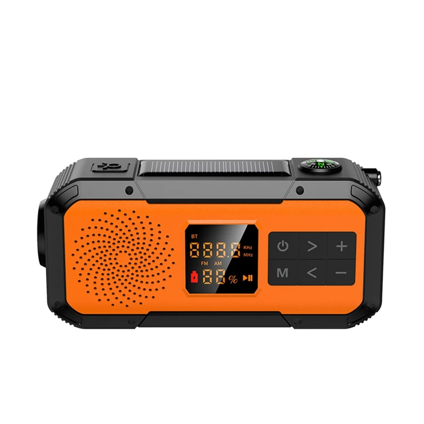 Рождественский подарок многофункциональное радио и BT динамик коммуникатор экран Ретро Радио для велосипеда