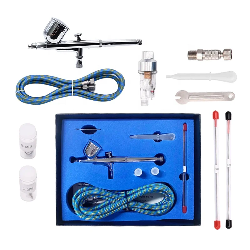 Model airbrush small air compressor gun Gundam spray paint coloring model coloring artwork airbrush