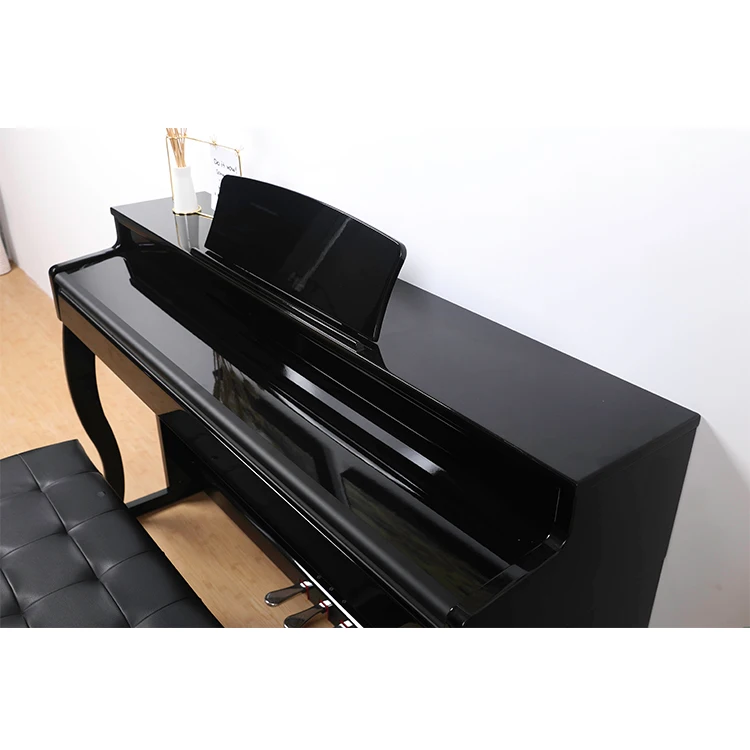 Black Digital Keyboard Bass Piano 88 Keys