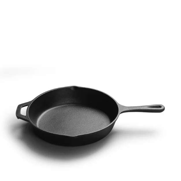 Amazon hot sale pre seasoning uncoated cast iron pot with handle