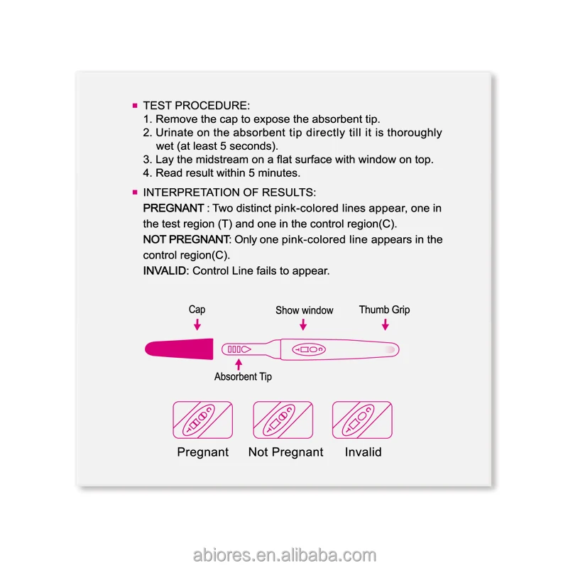 CE/510K/ISO David OEM fast easy test de grossesse medical test HCG Pregnancy Test