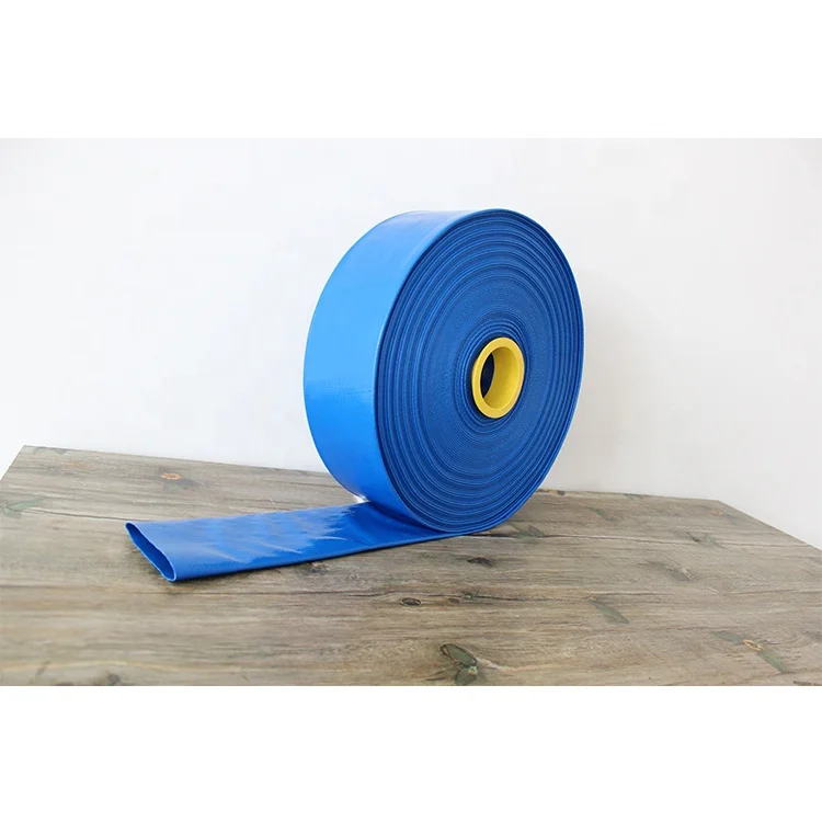 Hot selling product Flexible Water Clear 4 Inch Pvc Yellow Lay Flat Hose