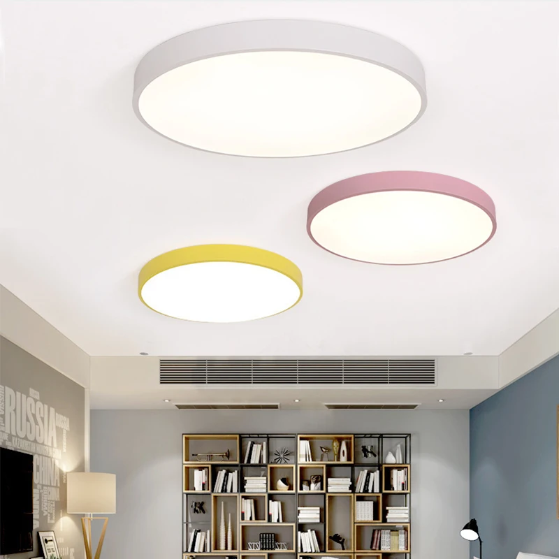 JYL-CL001 Contemporary ceiling lamp simple warm design annular lamp tall lamps for living room indoor