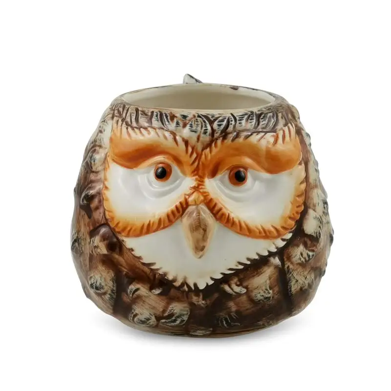 2024 new design ceramic owl design 3d mug 3d inside custom coffee mug3d inside custom coffee mug