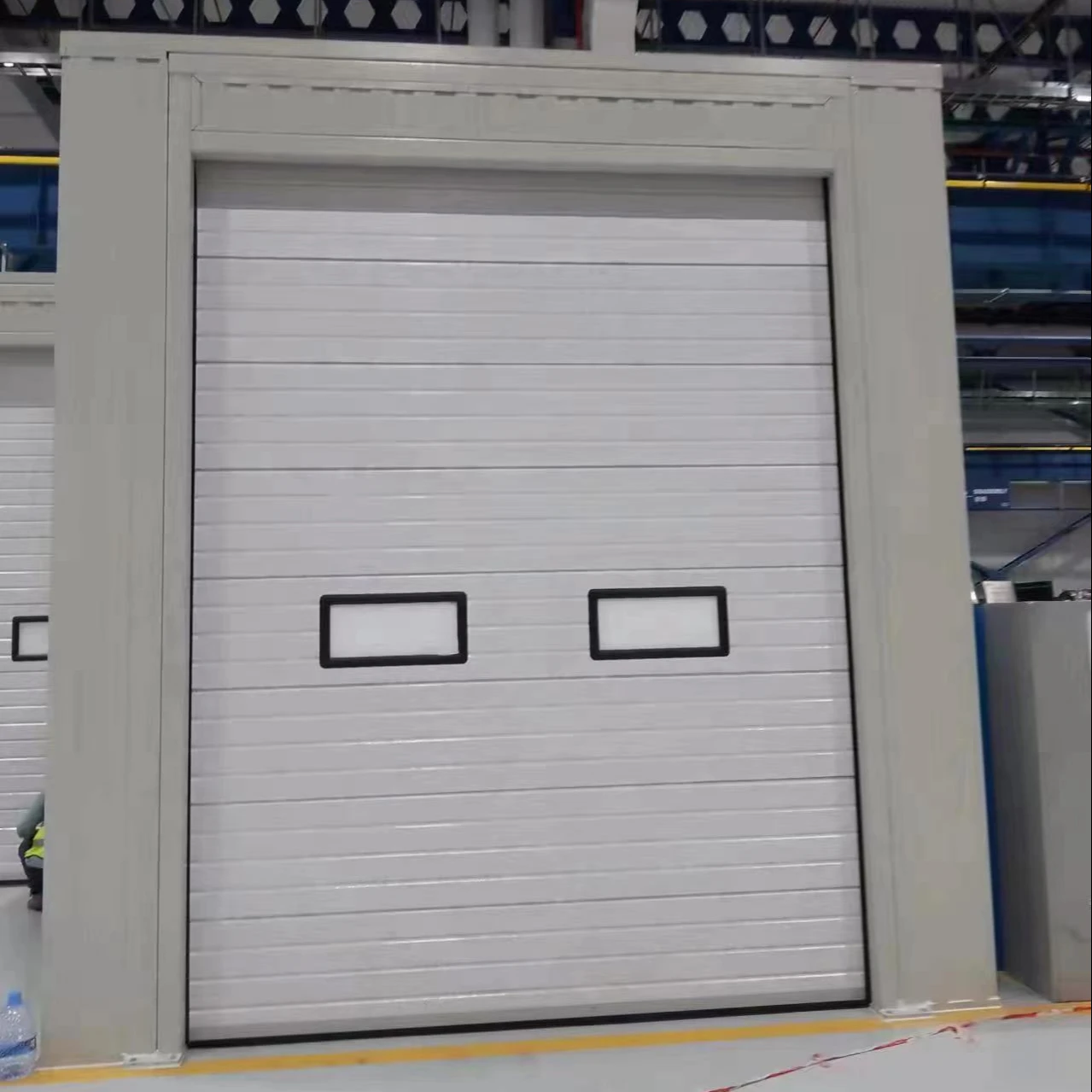 Customized  Automatic aluminum alloy   Factory Industrial Flap sectional  Doors