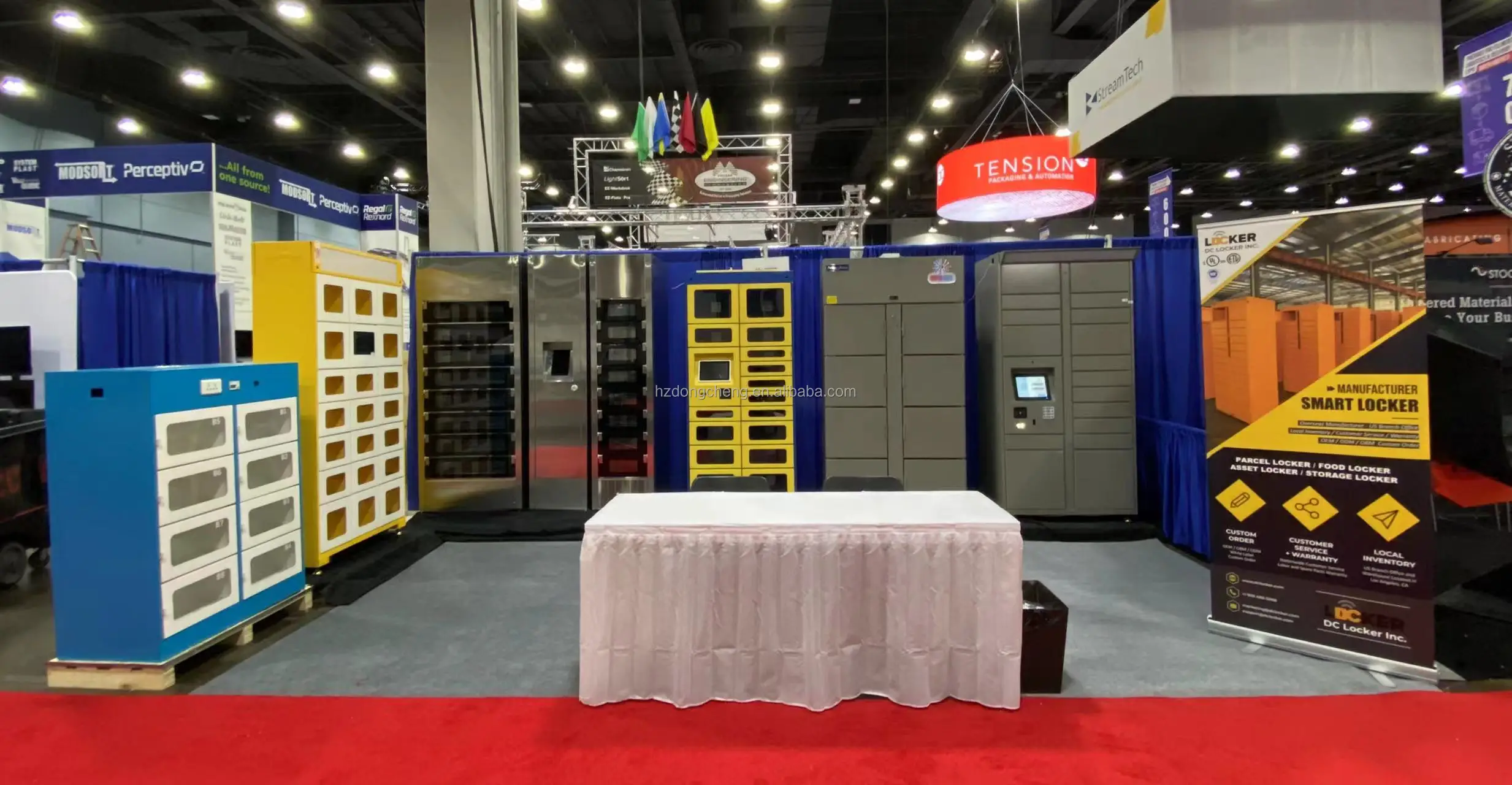 Light Color Smart Intelligent Battery Charging Locker Frequently Used in the Delivery Industry Passing the Security Test