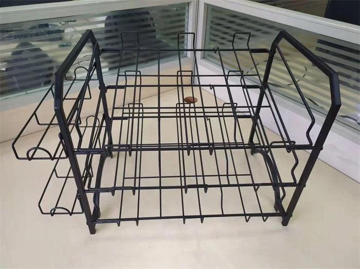 Manufacture Metal Iron Detachable 3 Tiers Wire Stackable Beer Can Storage Rack Organizer Pantry Rack For Kitchen Living Room